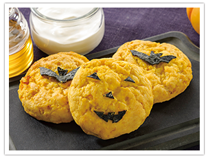 ハロウィンのかぼちゃスコーン