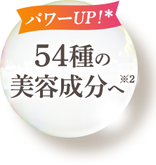 54種の美容成分へ