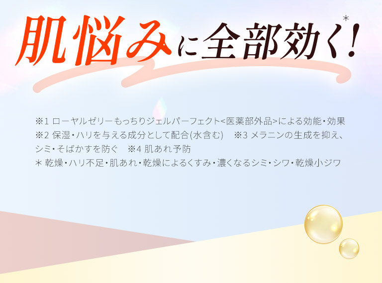 肌悩みに全部効く！
